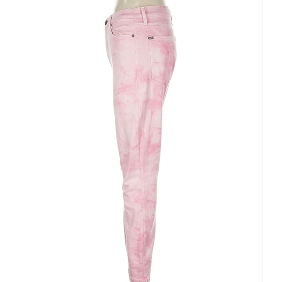 Alice & Olivia High Rise Skinny Jeans Crystal Cloud Pink Women's Jeans Size 29 - Picture 5 of 5